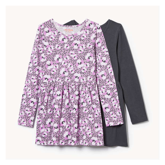 Kid Girls' 2 Pack Long Sleeve Dress